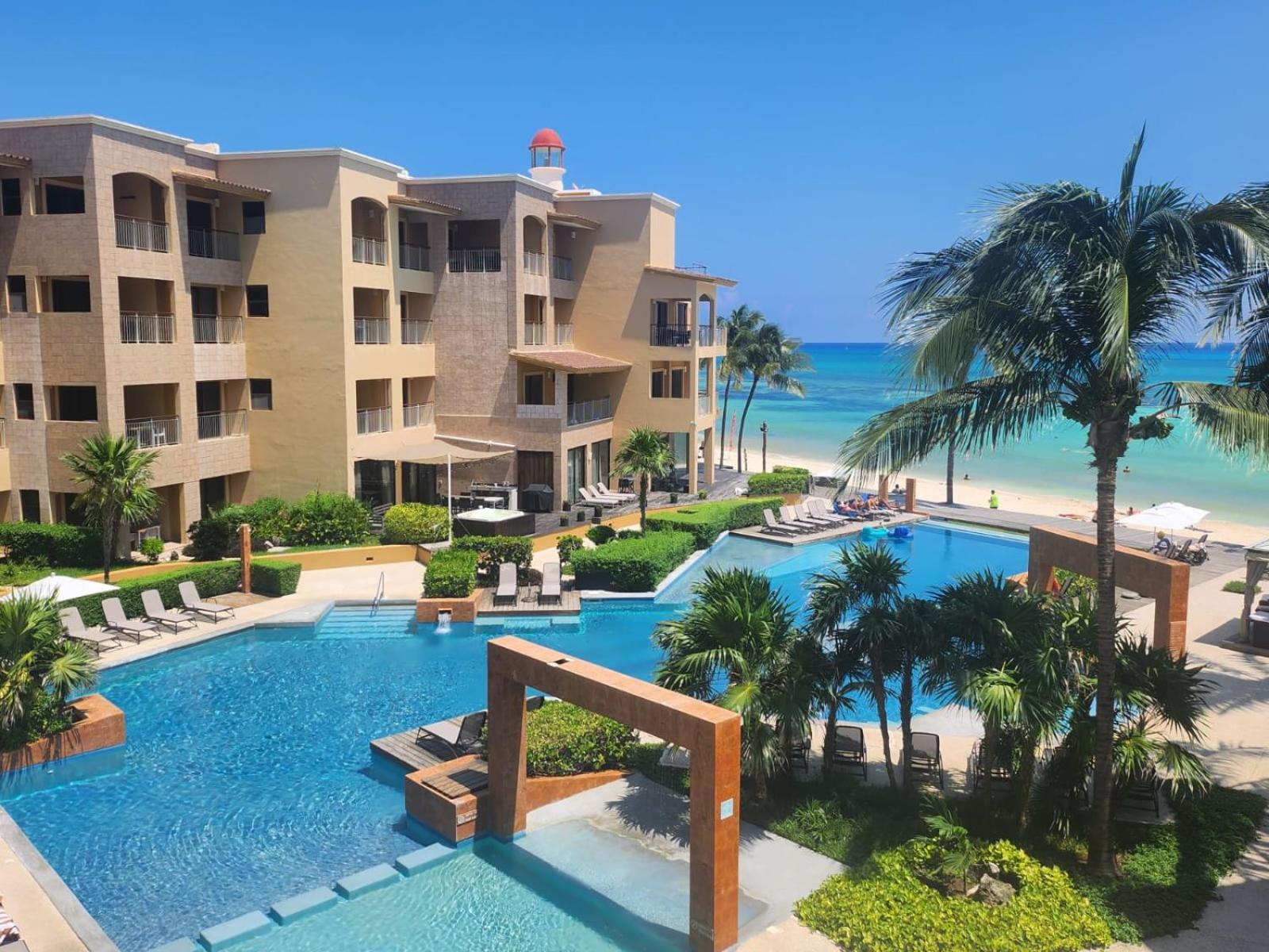 プレヤデルカーメン Ocean Front El Faro Reef 304アパートホテル エクステリア 写真